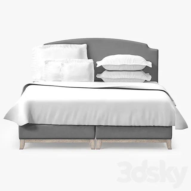 Nina Bed 3D Model Nina Bed 3D Model
