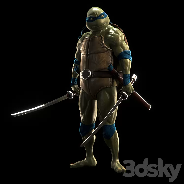 Ninja Turtle – Leonardo 3D Model Ninja Turtle – Leonardo 3D Model
