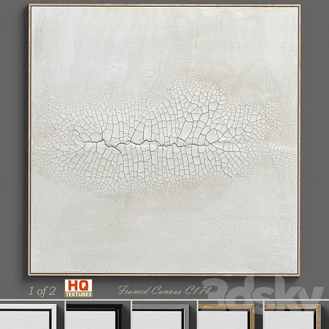 Ninos Textured Wall Art C-174 3D Model