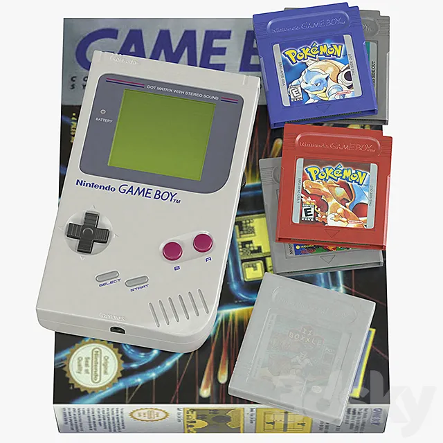 Nintendo Game Boy 3DModel