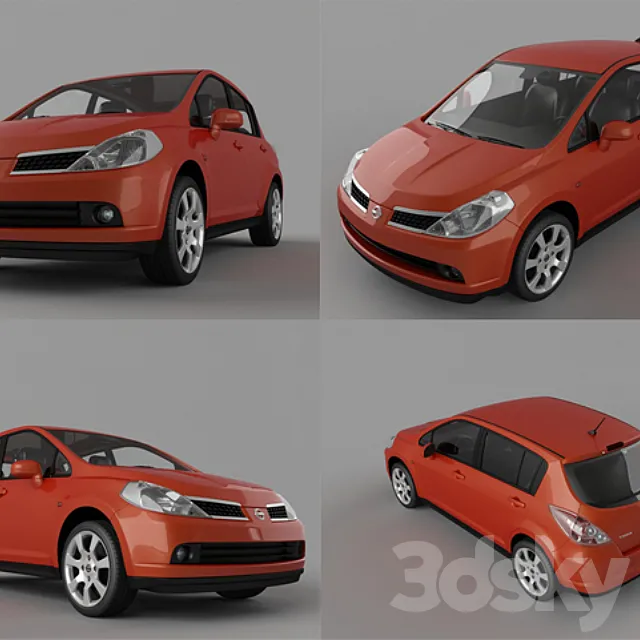 Nissan _ Tiida 3DModel