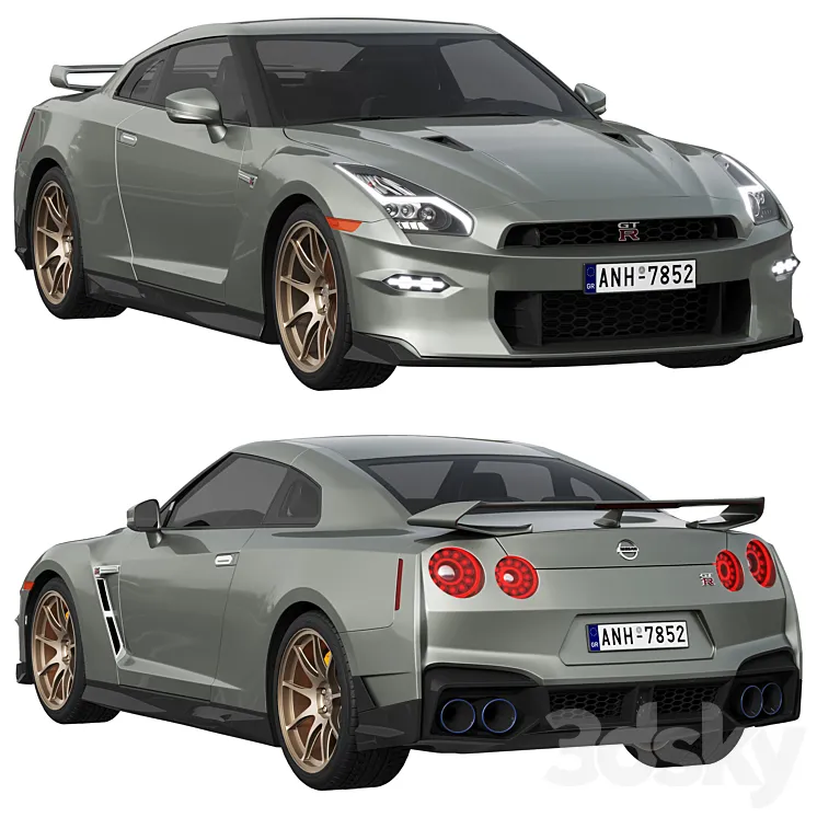 Nissan GT-R 2024 3D Model Free Download