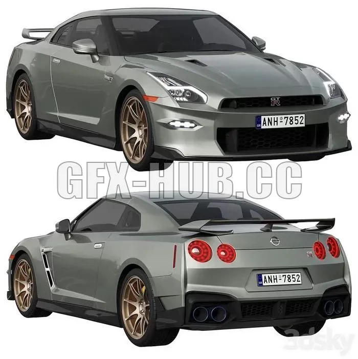 Nissan GT-R 2024 3D Model