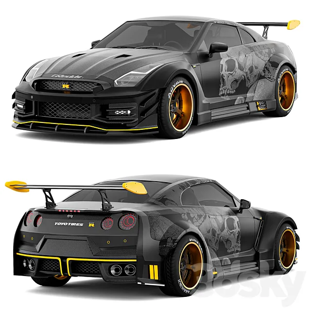 Nissan GTR R35 Nismo 3D Model