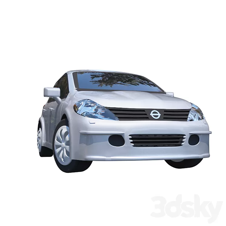 Nissan Tiida Hatchback 1.6 3D Model