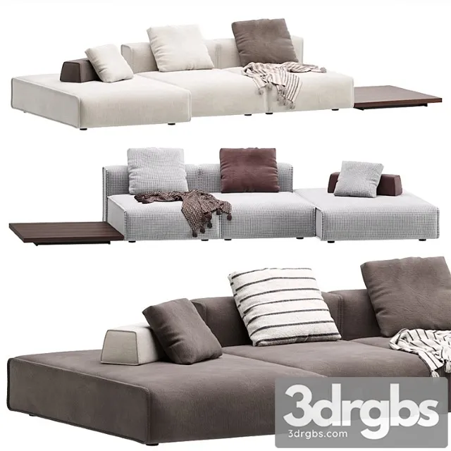 Niveaux Modular Sofa By Lema 3D Model Download