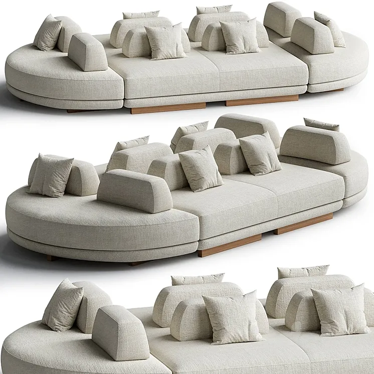 Node Systeme Sofa By Architonic 3D Model Free Download