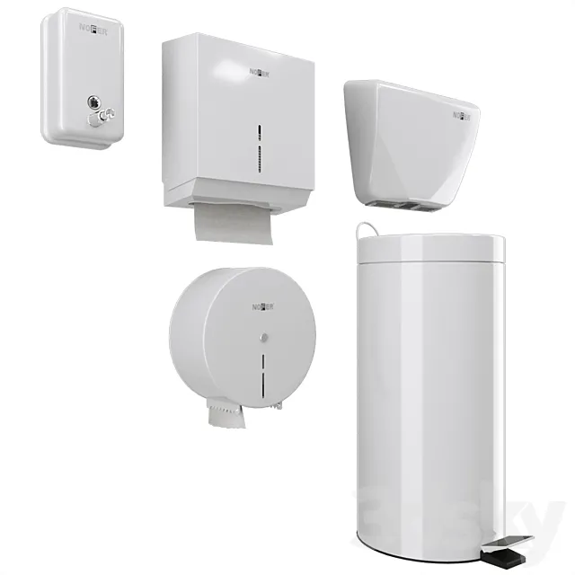 NOFER SETwhite # 15 3DModel