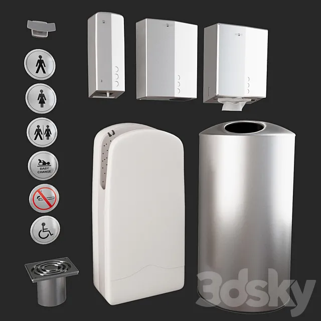 NOFER washSETmat # 01 3D Model