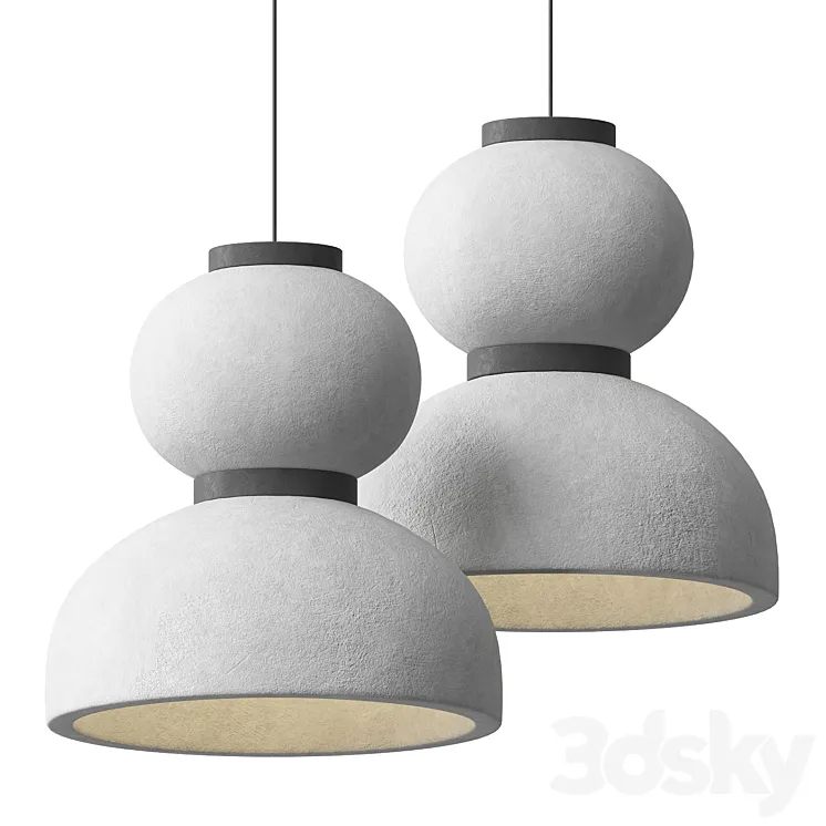 Noguchi Pendant lamp 3D Model Free Download