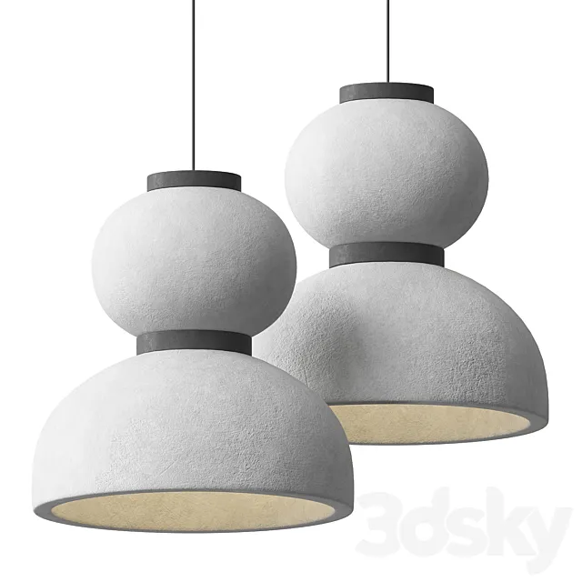 Noguchi Pendant lamp 3D Model Noguchi Pendant lamp 3D Model