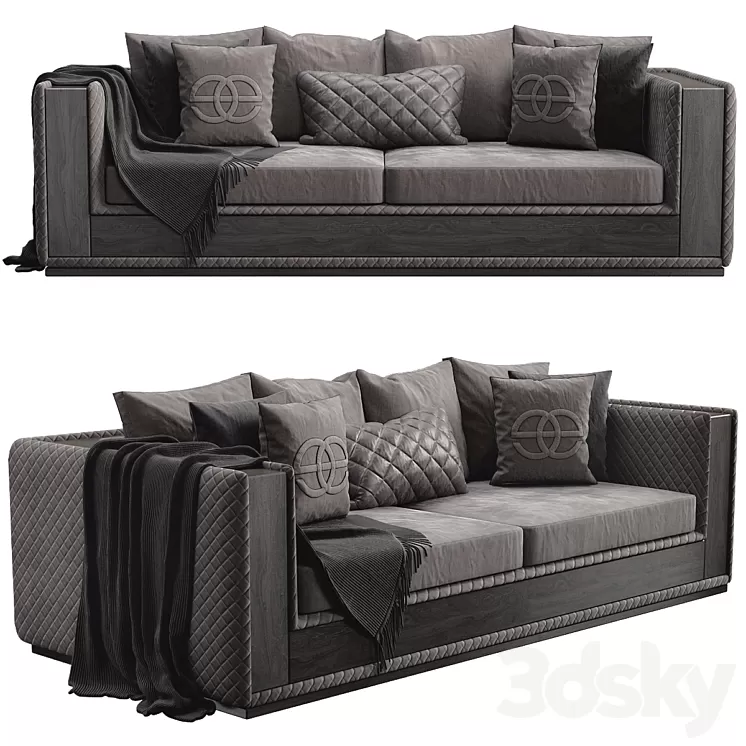 Noir Sofa – Elve Luxury 3D Model Noir Sofa – Elve Luxury 3D Model