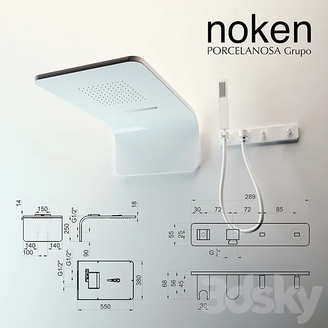Noken _ porcelanosa 3DModel