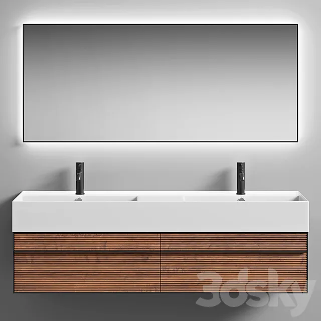 NOKEN bathroom furniture ESSENCE C 3D Model NOKEN bathroom furniture ESSENCE C 3D Model