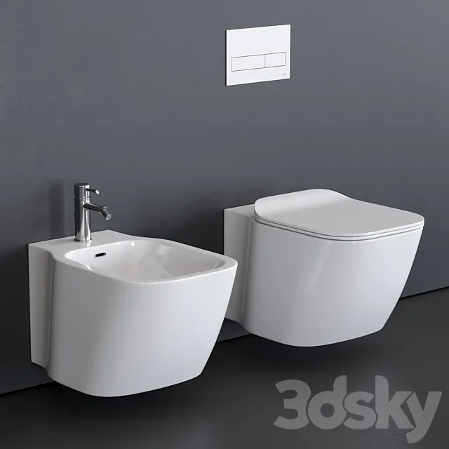 Noken ESSENCE-C Wall-Hung WC 3D Model