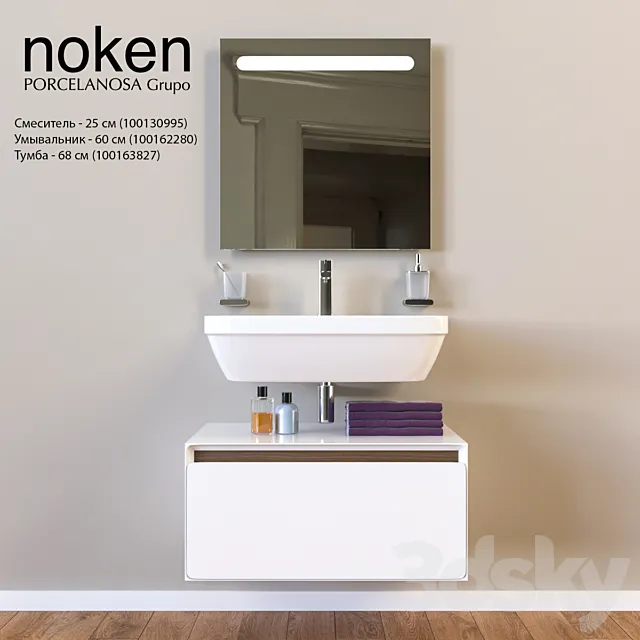 Noken Nk concept washbasin 3DModel Noken Nk concept washbasin 3DModel