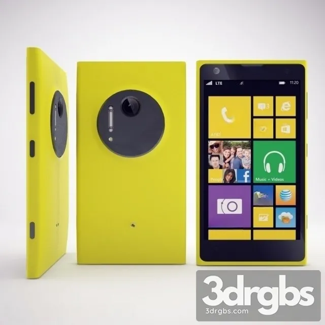 Nokia Lumia 1020 3D Model Download