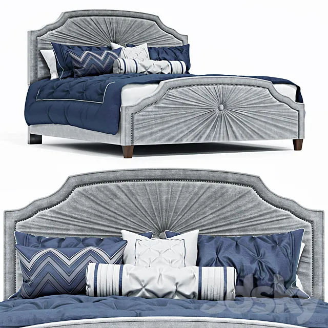 Nolia Bed by House of Hampton 3DModel Nolia Bed by House of Hampton 3DModel