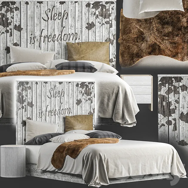 Nomad bed 3DModel Nomad bed 3DModel