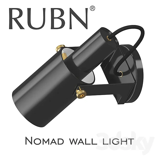 Nomad wall light 3DModel