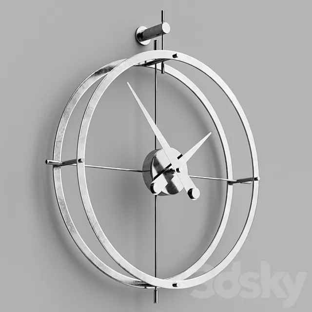 NOMON 2 PUNTOS Wallclock 3DModel NOMON 2 PUNTOS Wallclock 3DModel