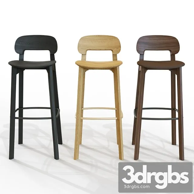 Nonoto bar chair 2 3D Model Download Nonoto bar chair 2 3D Model Download