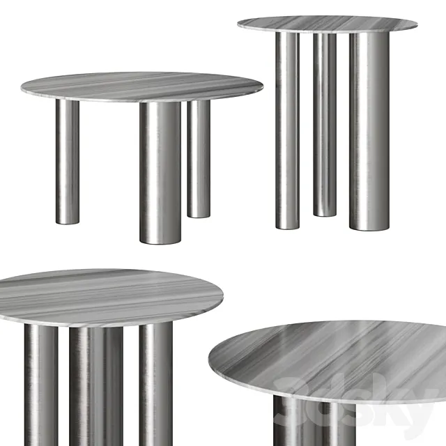 Noom Brandt Coffee Tables 3D Model Noom Brandt Coffee Tables 3D Model