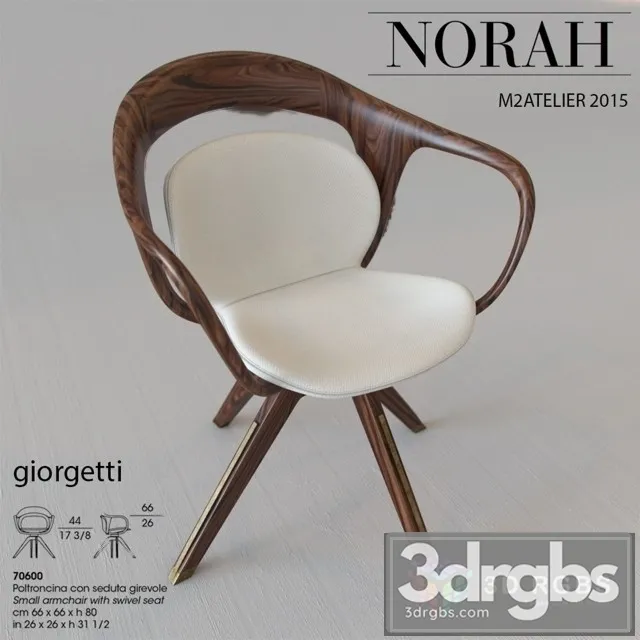 Norah Small Armchair 3D Model Download Norah Small Armchair 3D Model Download