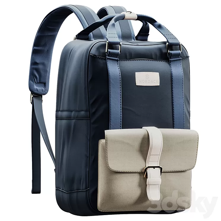 Nordace Eclat Blue 3D Model Nordace Eclat Blue 3D Model