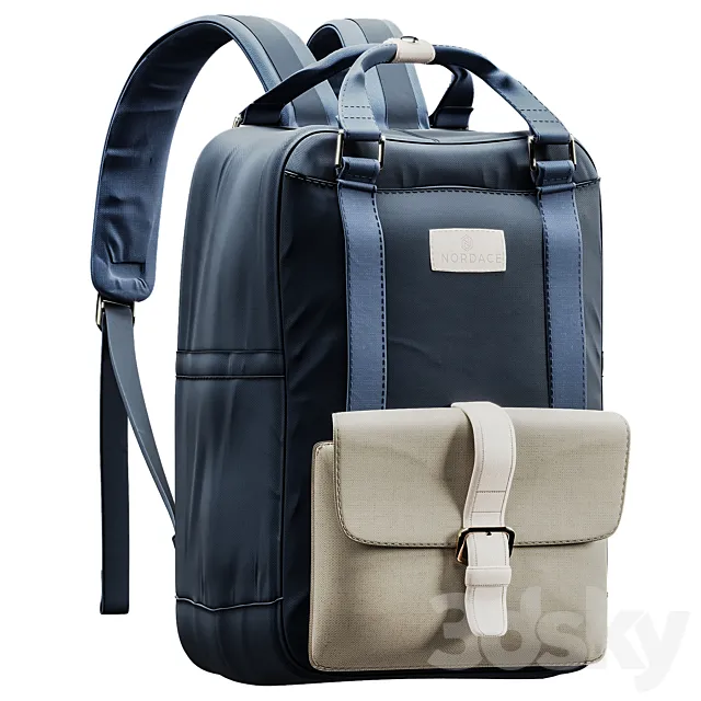 Nordace Eclat Blue 3DModel Nordace Eclat Blue 3DModel