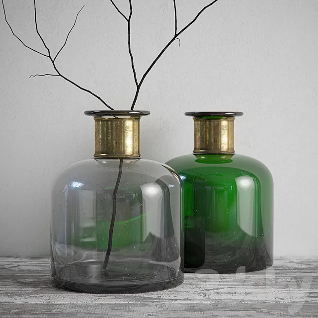 NORDAL RING deco bottles 3D Model