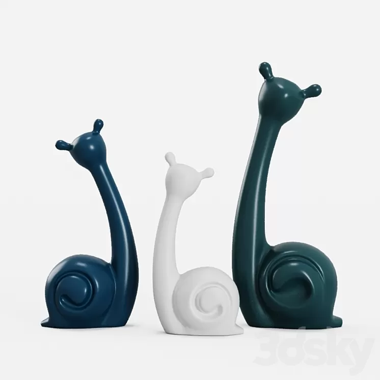 Nordic Ceramics Snail 3D Model