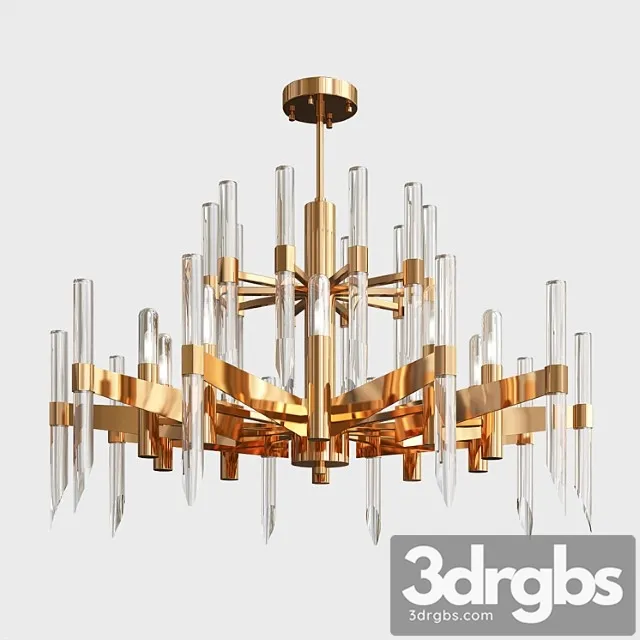 Nordic Crystal Chandelier 3D Model Download Nordic Crystal Chandelier 3D Model Download