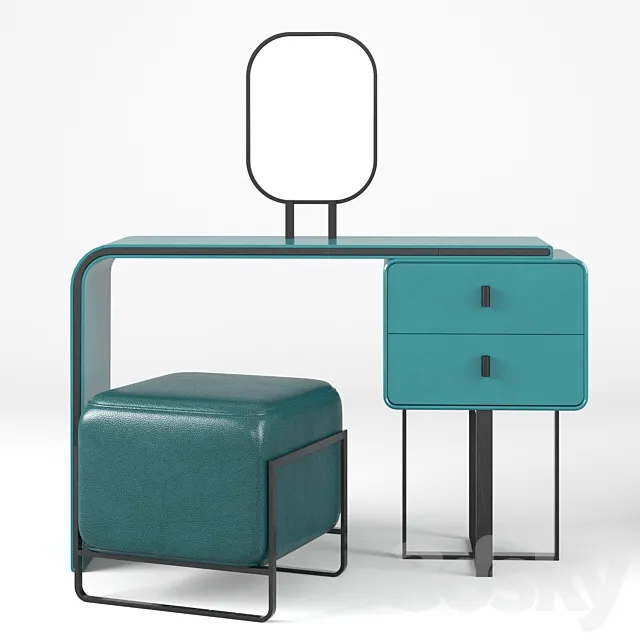 Nordic dressing table 3D Model