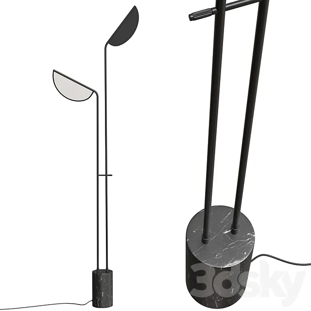 Nordic floor lamp 3D Model Nordic floor lamp 3D Model