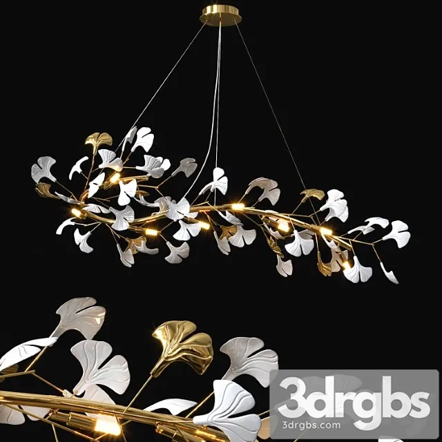 Nordic ginkgo leaf pendant Nordic ginkgo leaf pendant