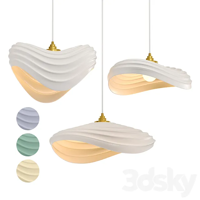 Nordic Minimalist Pendant Light 3D Model Nordic Minimalist Pendant Light 3D Model