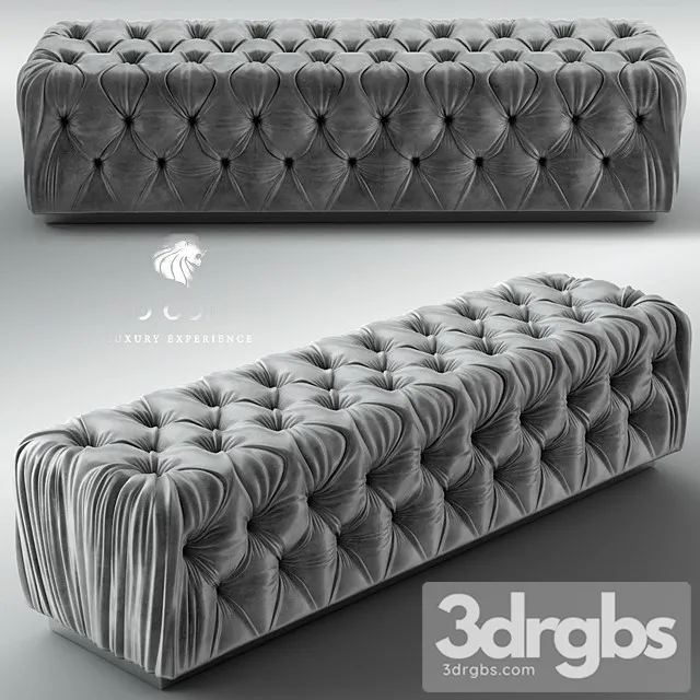 Nordic Minimalist Stools Modern Bench 3D Model Download