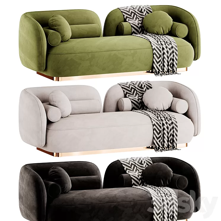 Nordic Sofa by Leader 3D Model Free Download