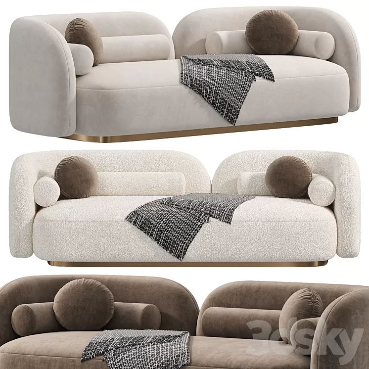 Nordic Sofa by Leader sofas 3D Model Free Download