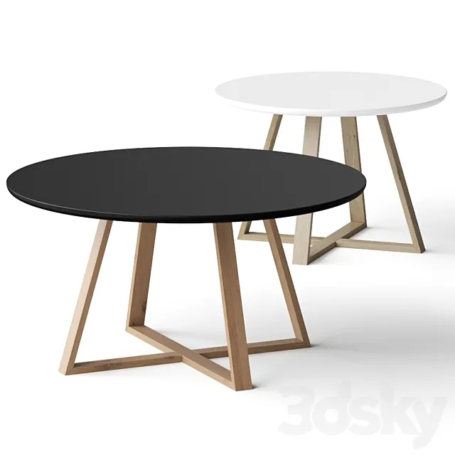 Nordic Studio Minimalist Creative Round Coffee Tables 3D Model Nordic Studio Minimalist Creative Round Coffee Tables 3D Model