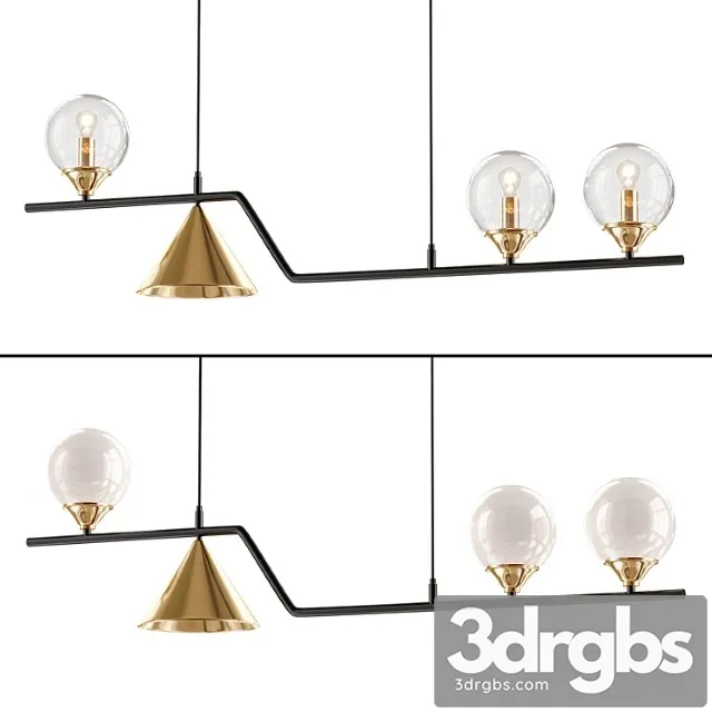 Nordic Style Black Chandelier 3D Model Download Nordic Style Black Chandelier 3D Model Download