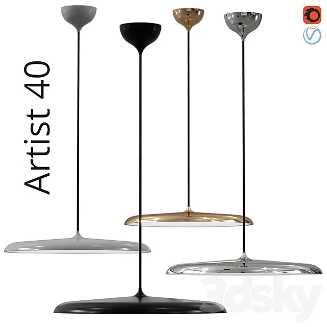 Nordlux Artist 40 3D Model