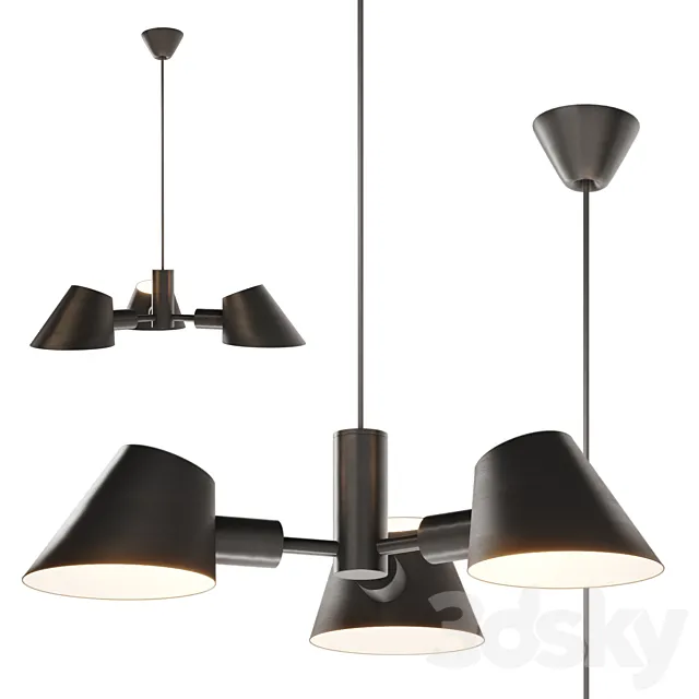 Nordlux Stay chandelier 3D Model Nordlux Stay chandelier 3D Model