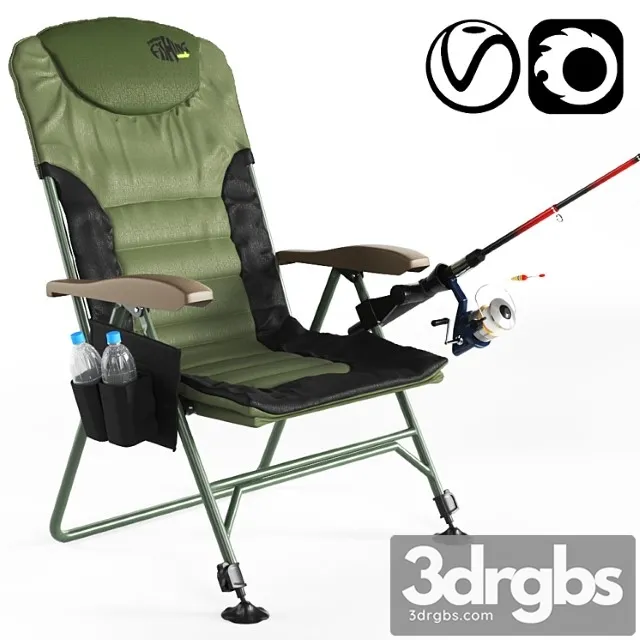 Norfin humber armchair folding carp 2 3D Model Download