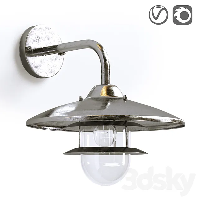 Noria outdoor _ bathroom luminaire 3D Model