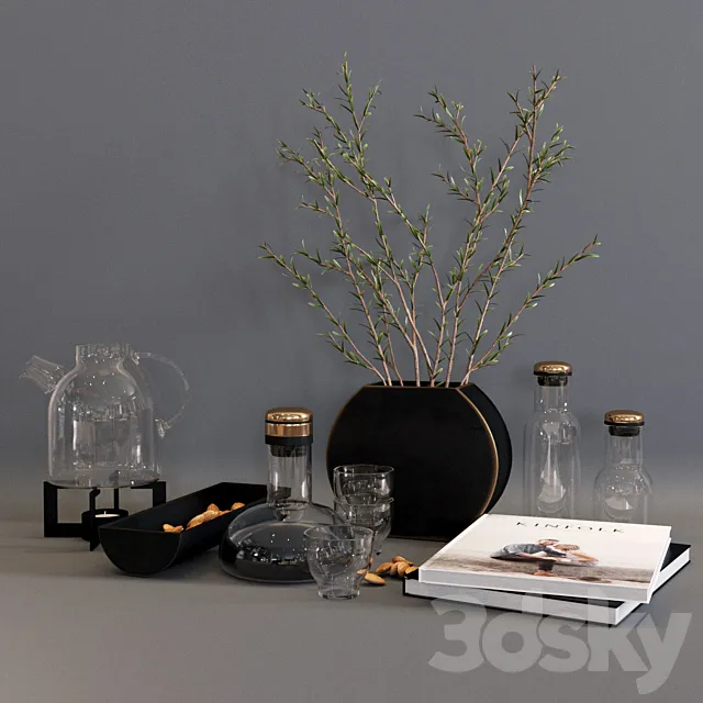 Norm architects Decor set 3DModel