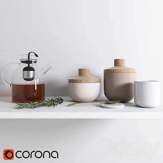 Norm architects_decor set 3D Model Norm architects_decor set 3D Model