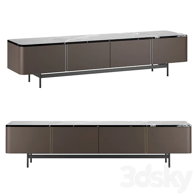 Norman TV Cabinet by Laskasas 3DModel Norman TV Cabinet by Laskasas 3DModel