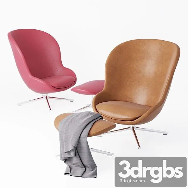 Normann Copenhagen Hyg Lounge Chair 3D Model Download Normann Copenhagen Hyg Lounge Chair 3D Model Download